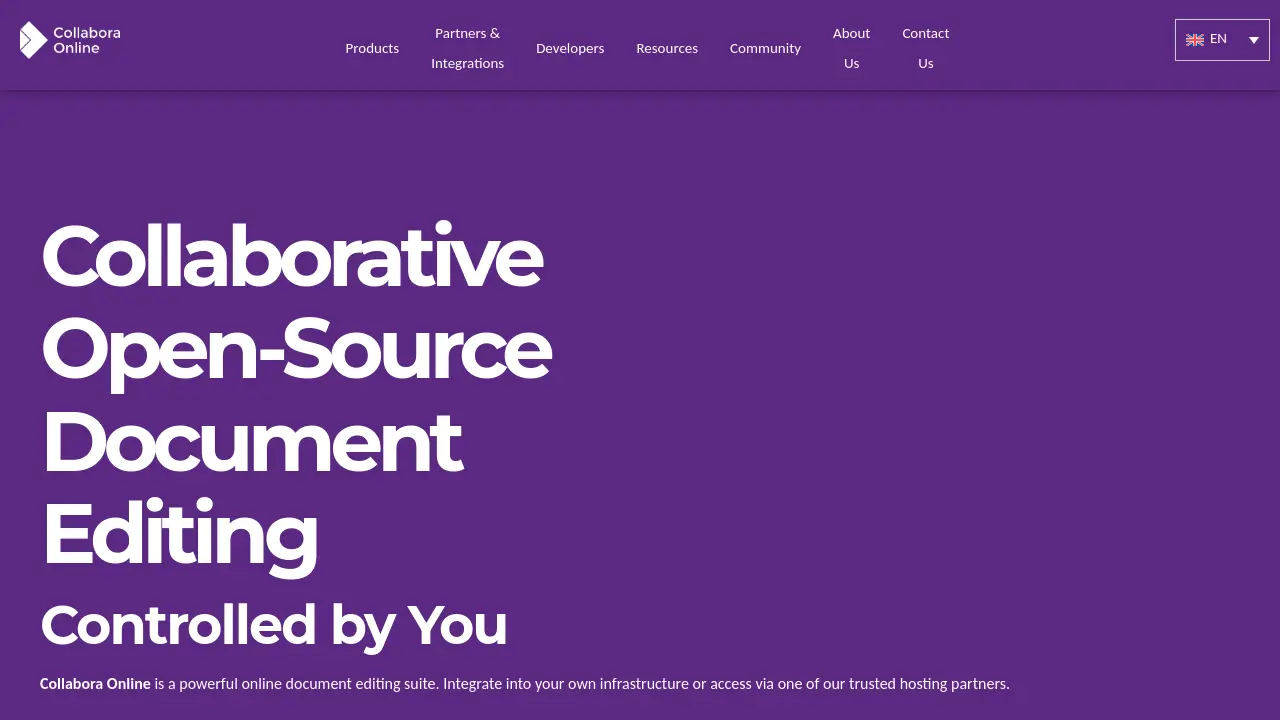 Screenshot of Collabora Online