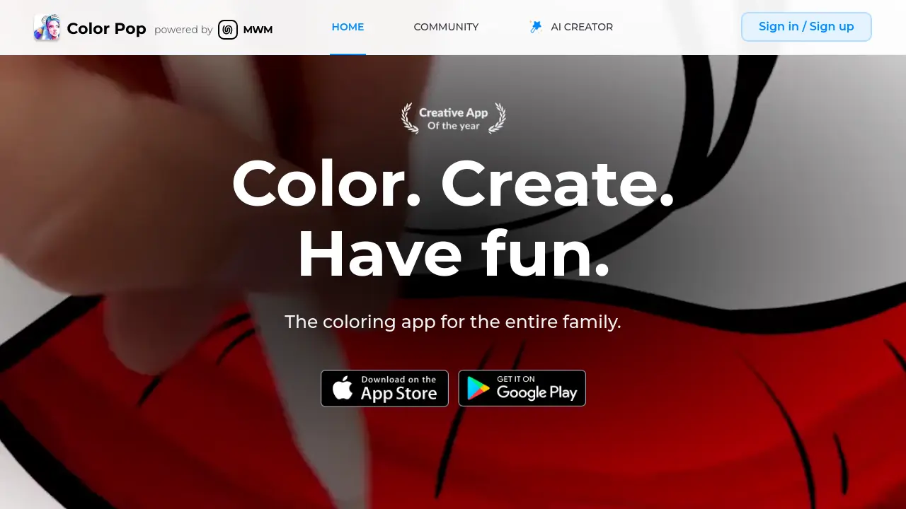 Screenshot of Color Pop