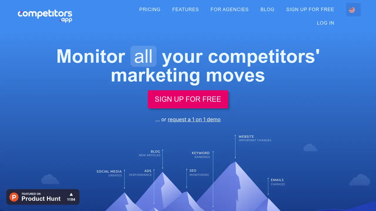 Screenshot of Competitors App