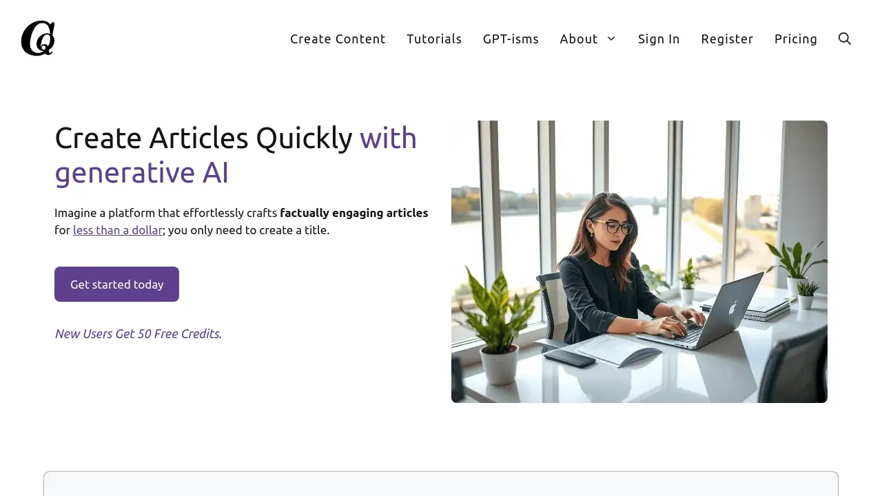 Screenshot of ComposeQuickly