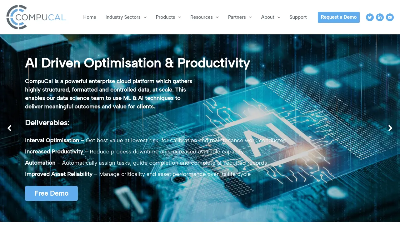 Screenshot of CompuCal