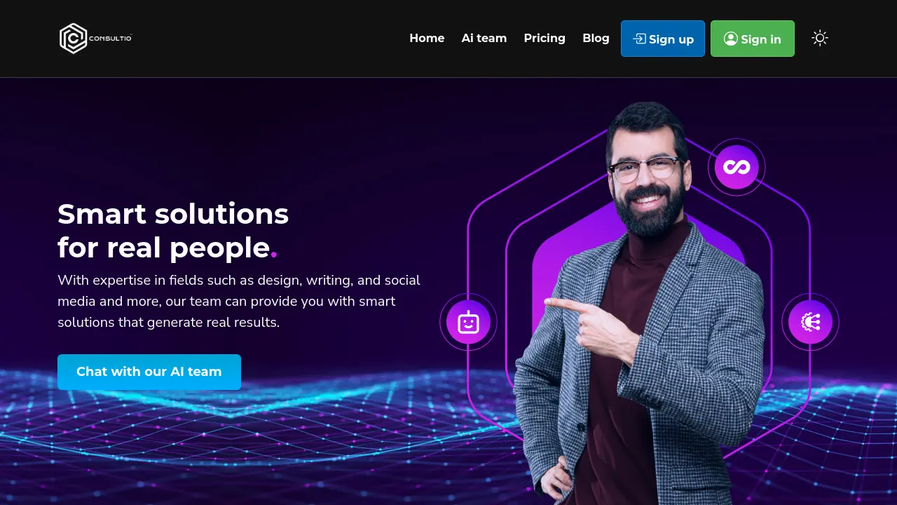 Screenshot of Consultio