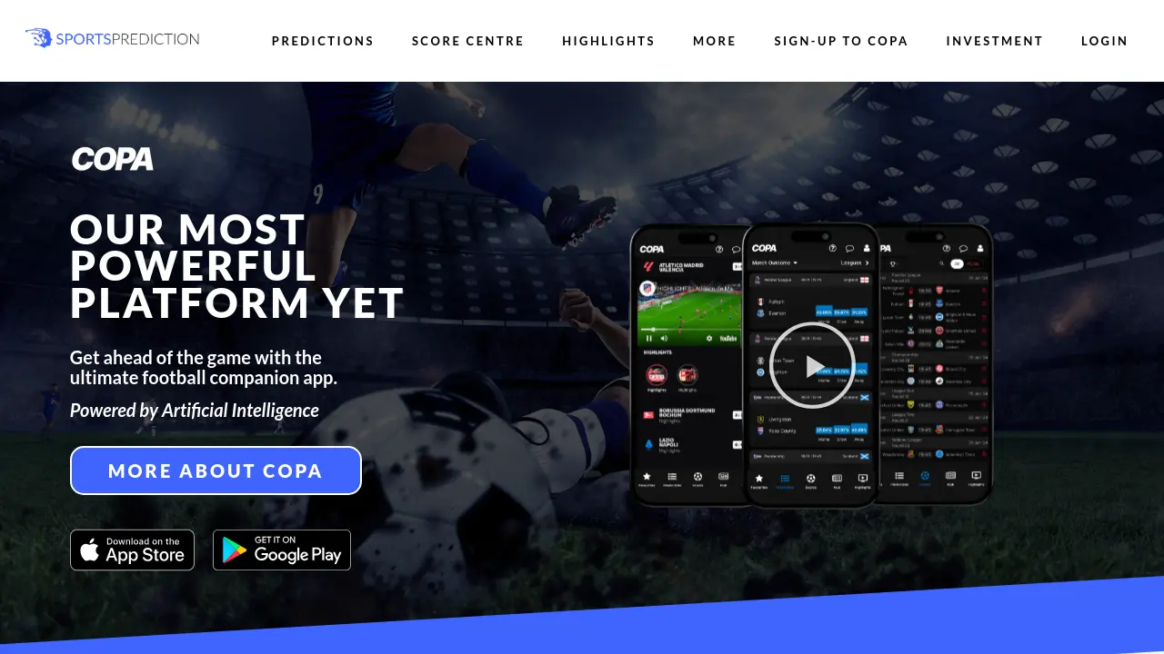 Screenshot of COPA