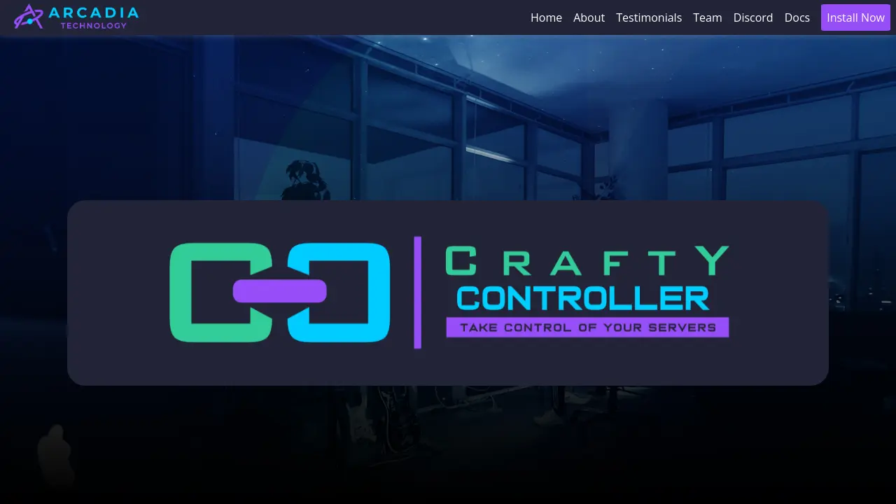 Screenshot of Crafty Controller