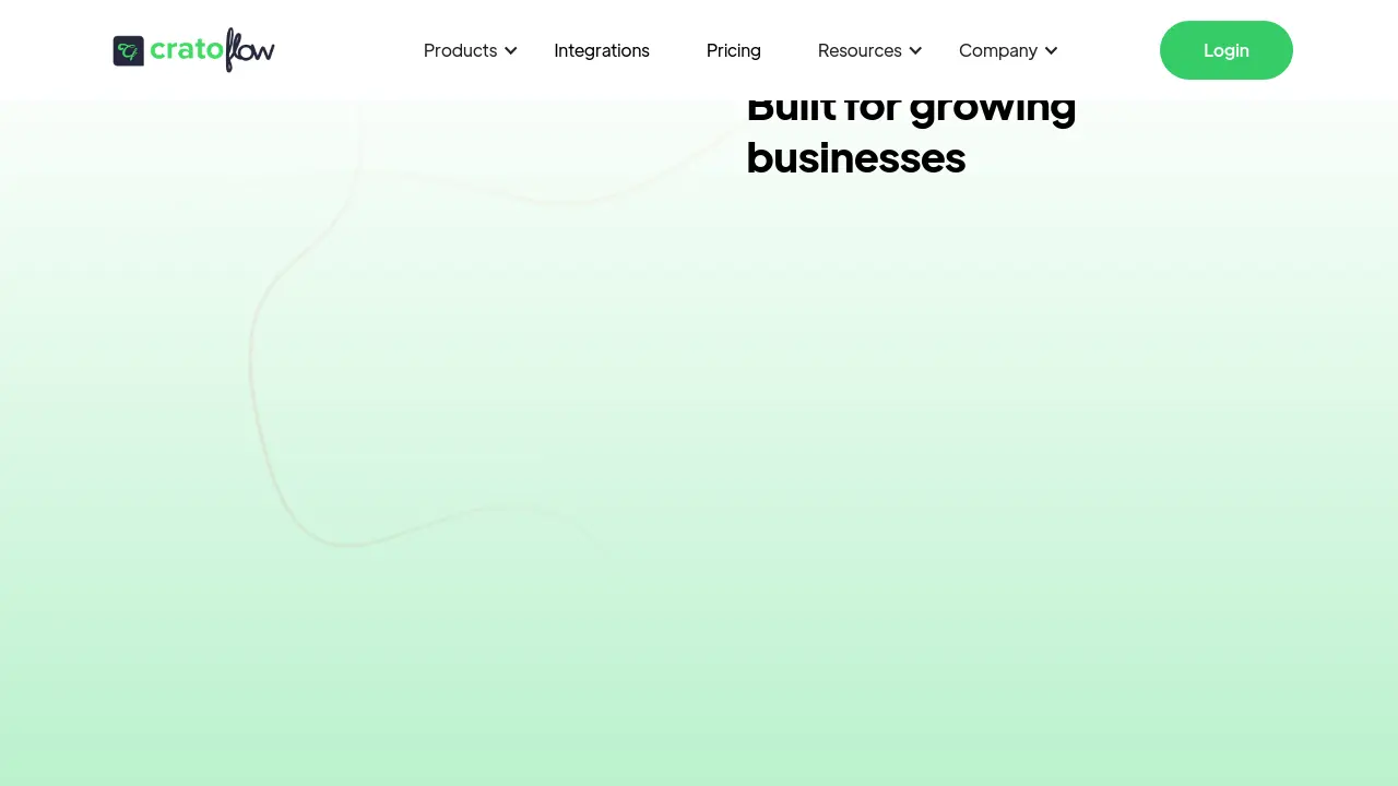 Screenshot of Cratoflow