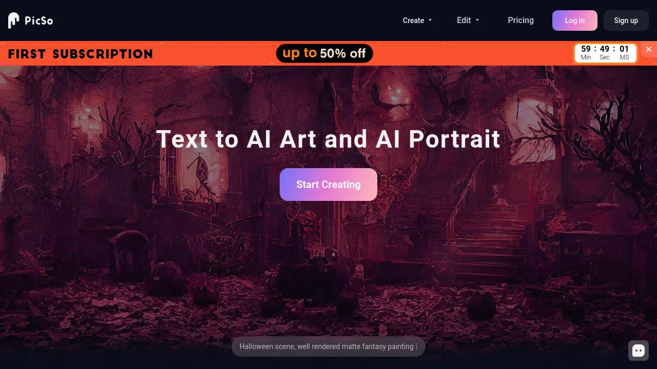 Screenshot of CreateAI Character