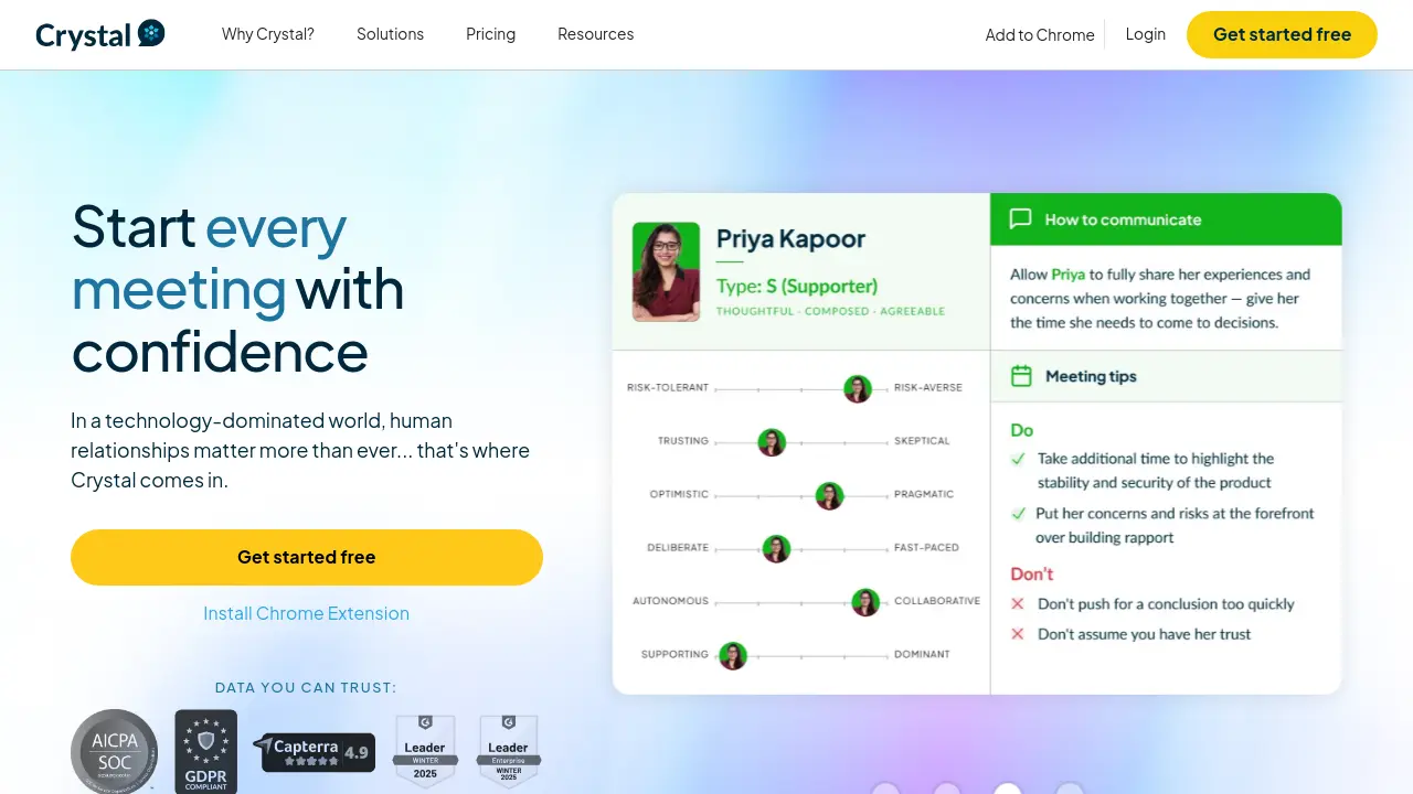 Screenshot of Crystal