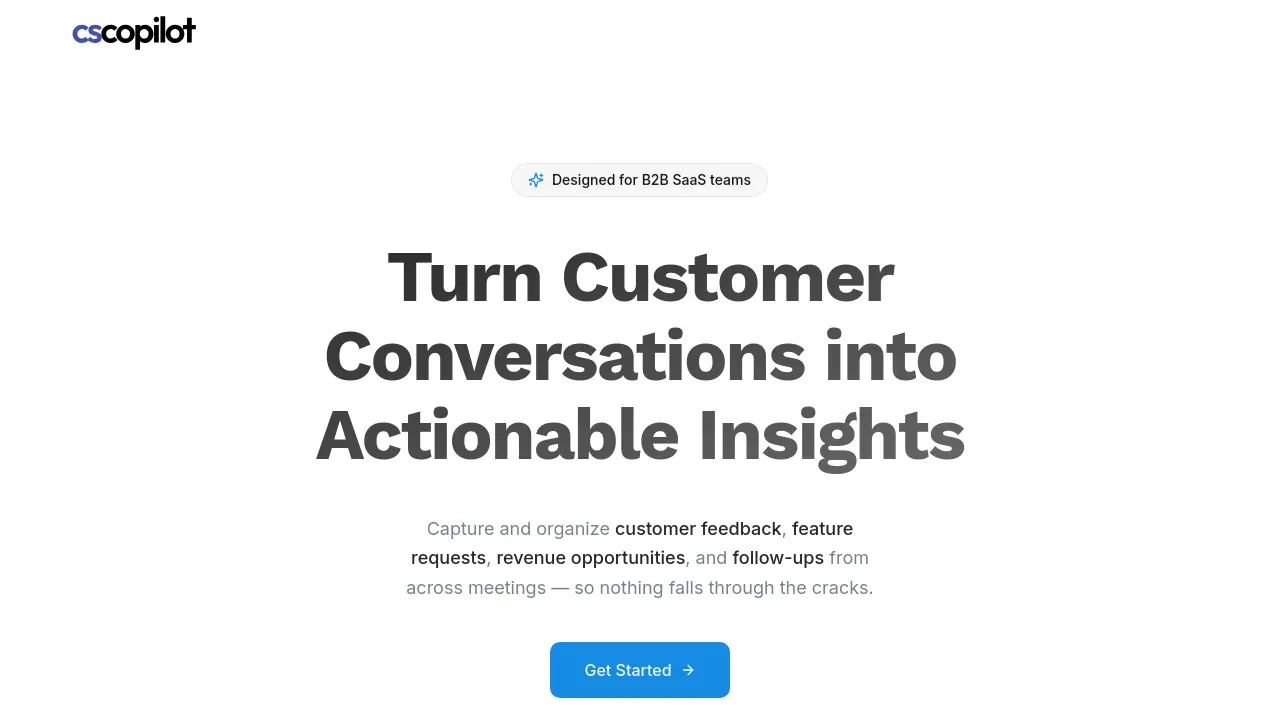 Screenshot of CSCopilot
