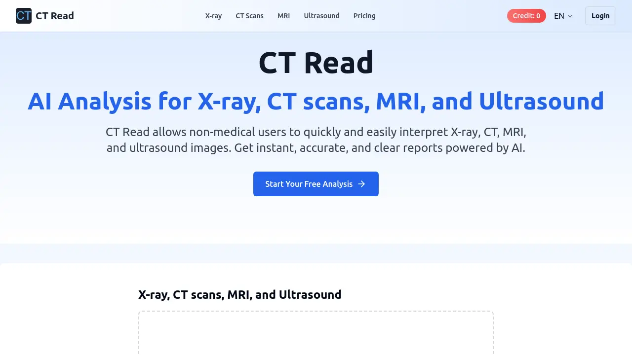Screenshot of CT Read