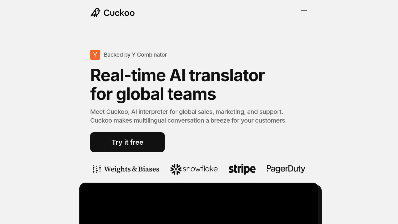 Screenshot of Cuckoo