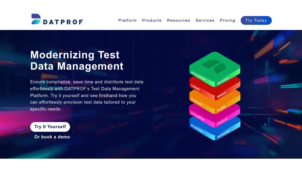 Screenshot of DATPROF