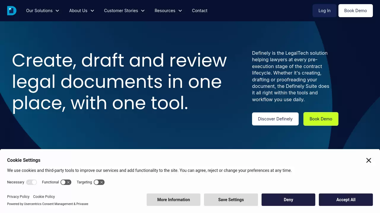 Screenshot of Definely