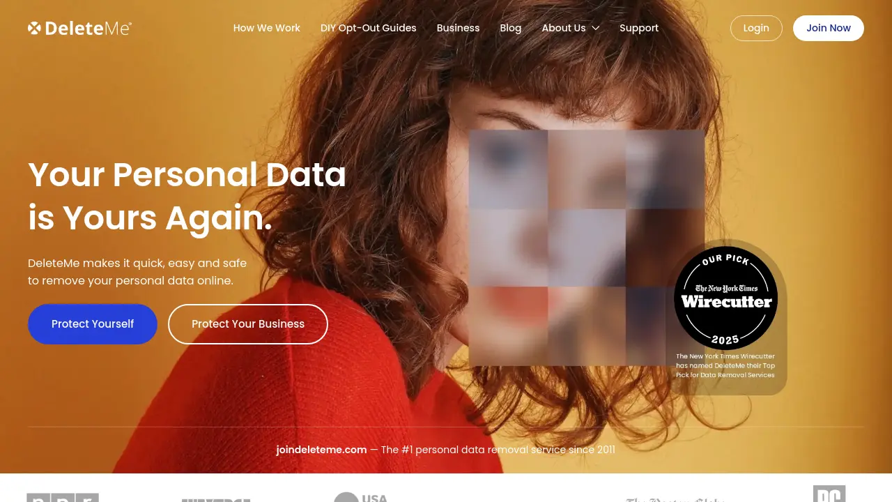 Screenshot of DeleteMe