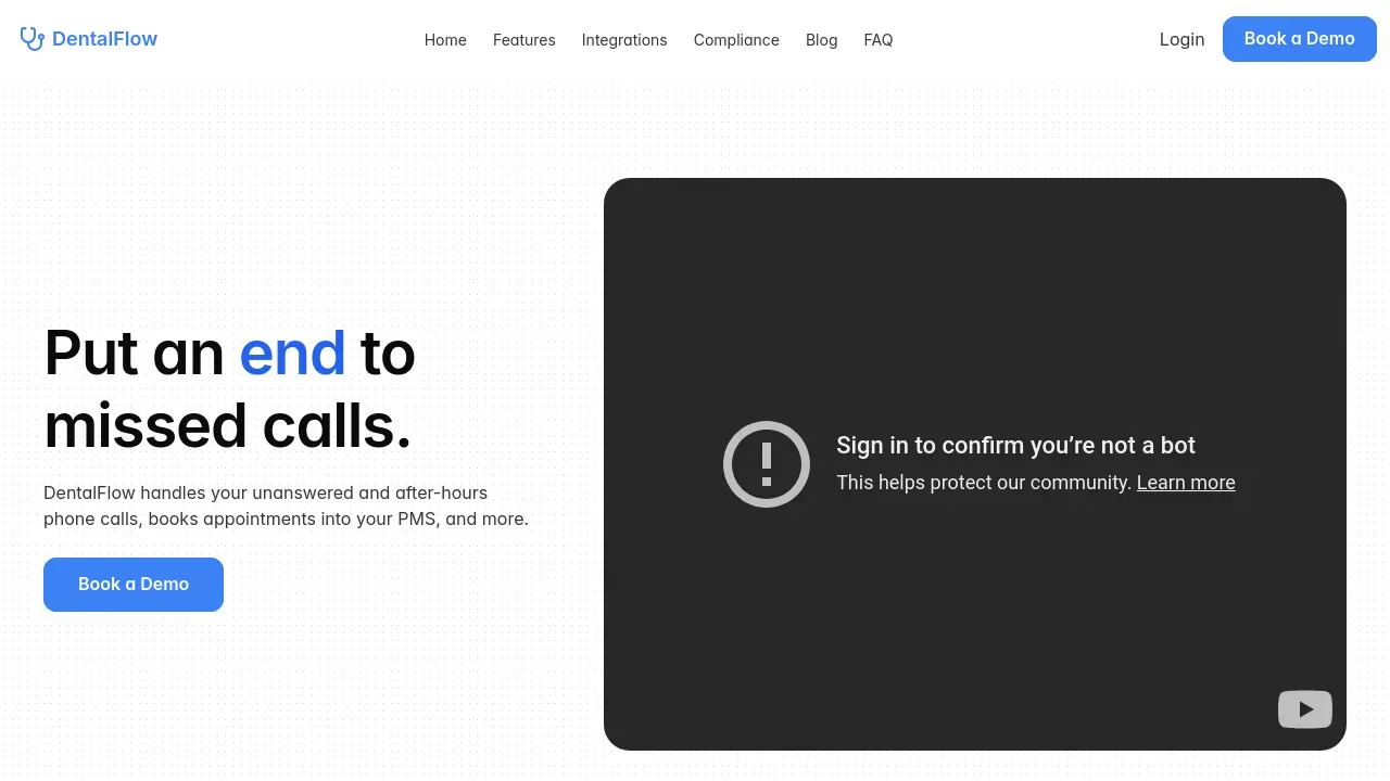 Screenshot of DentalFlow