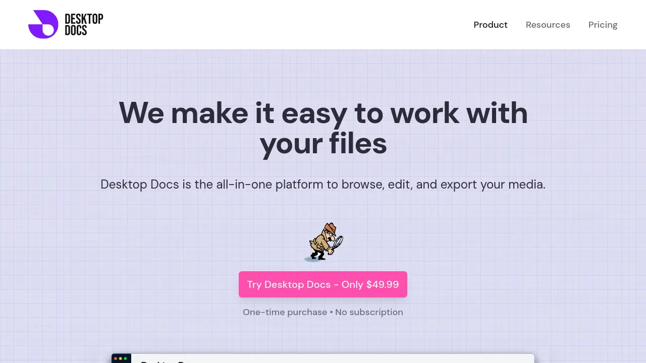 Screenshot of Desktop Docs