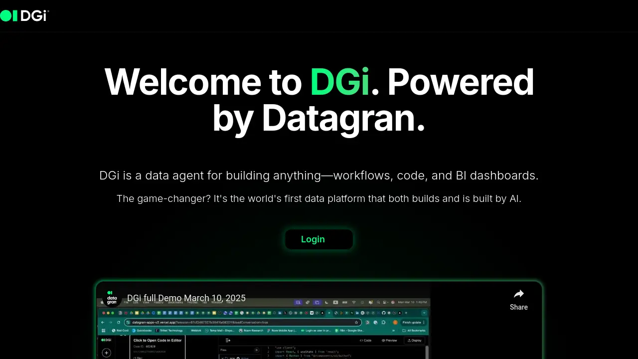 Screenshot of DGi