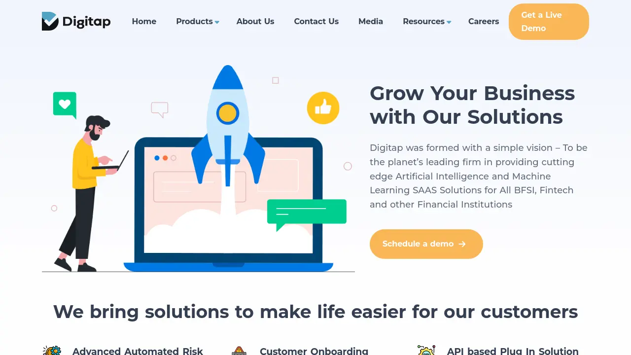 Screenshot of Digitap