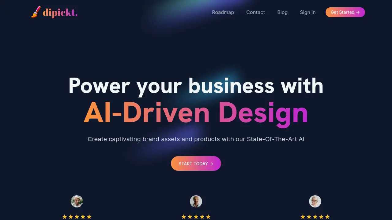 Screenshot of dipickt