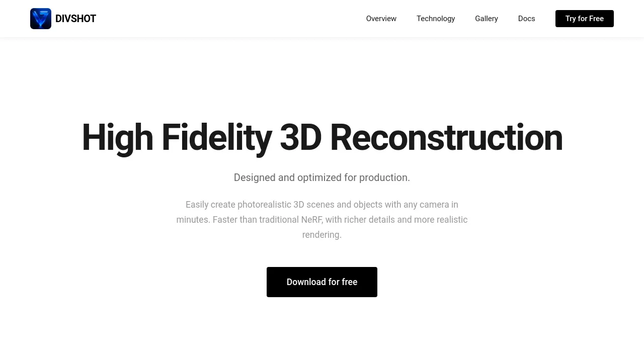 Screenshot of DiverseShot