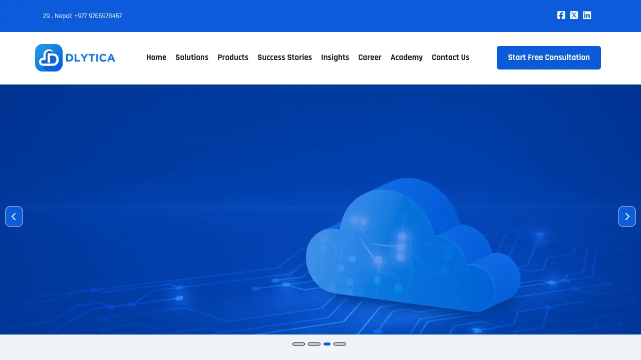 Screenshot of Dlytica