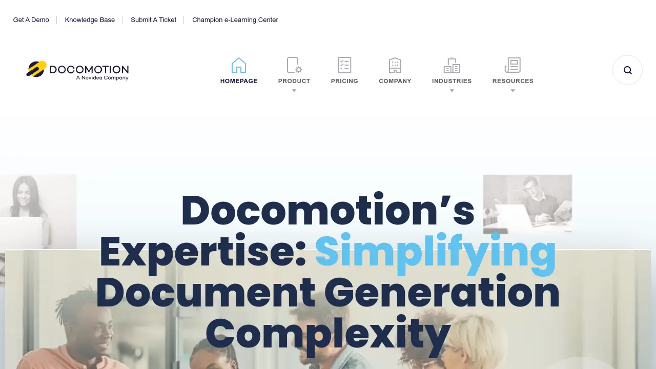 Screenshot of Docomotion