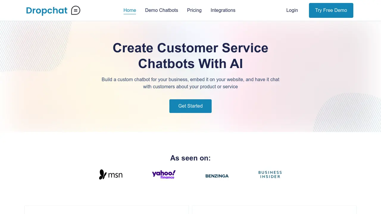 Screenshot of Dropchat