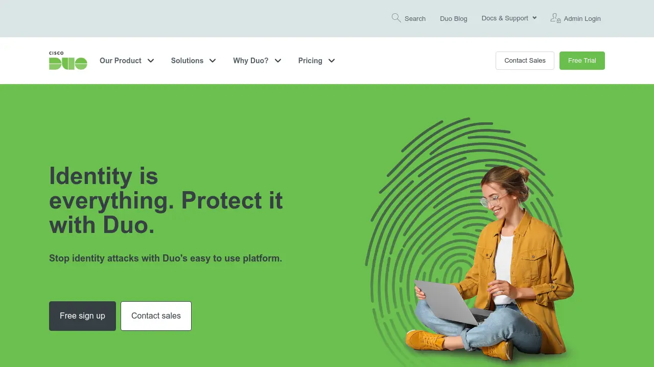 Screenshot of Duo