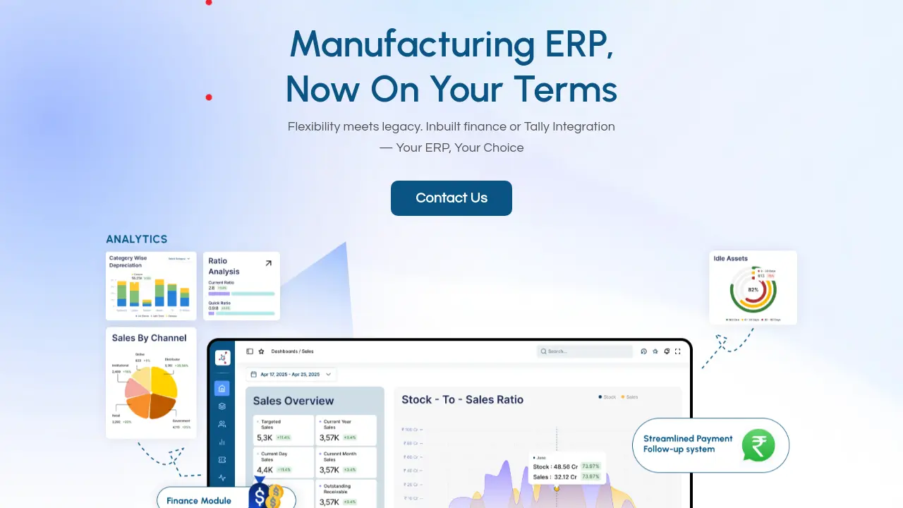 Screenshot of Eazy ERP