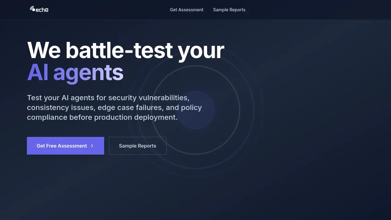 Screenshot of ech0