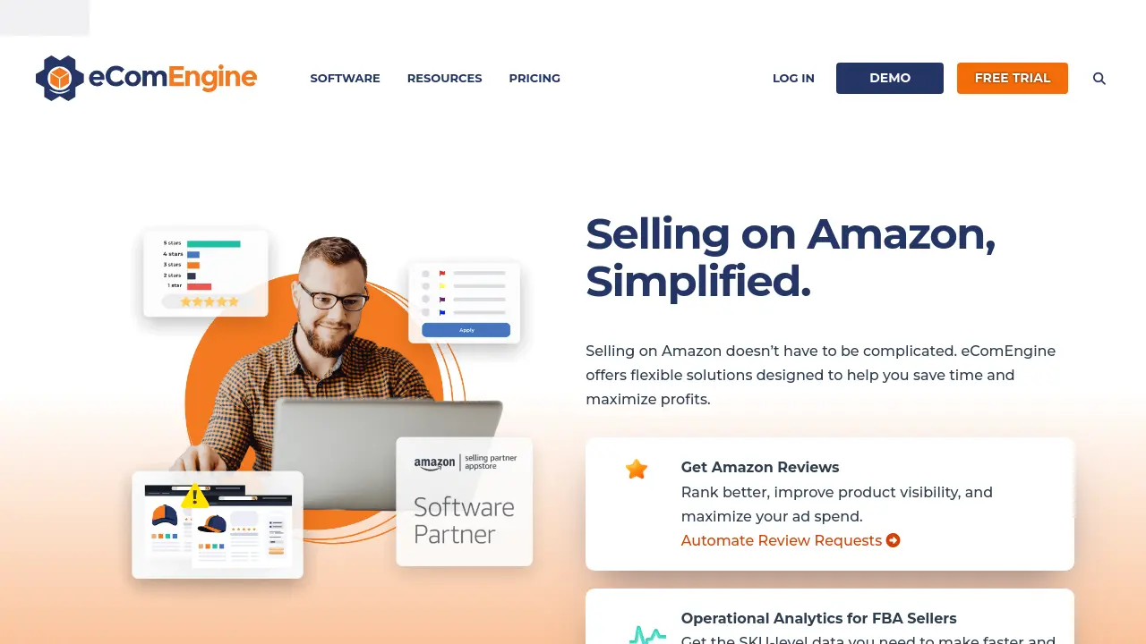 Screenshot of eComEngine
