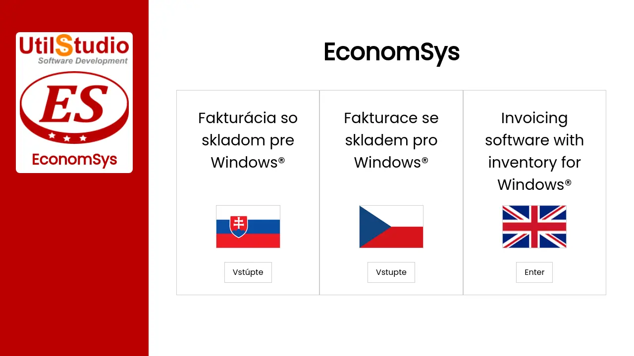 Screenshot of EconomSys
