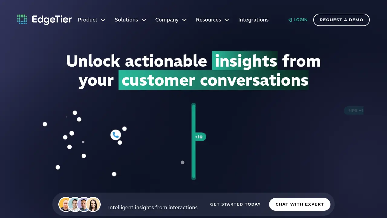 Screenshot of EdgeTier