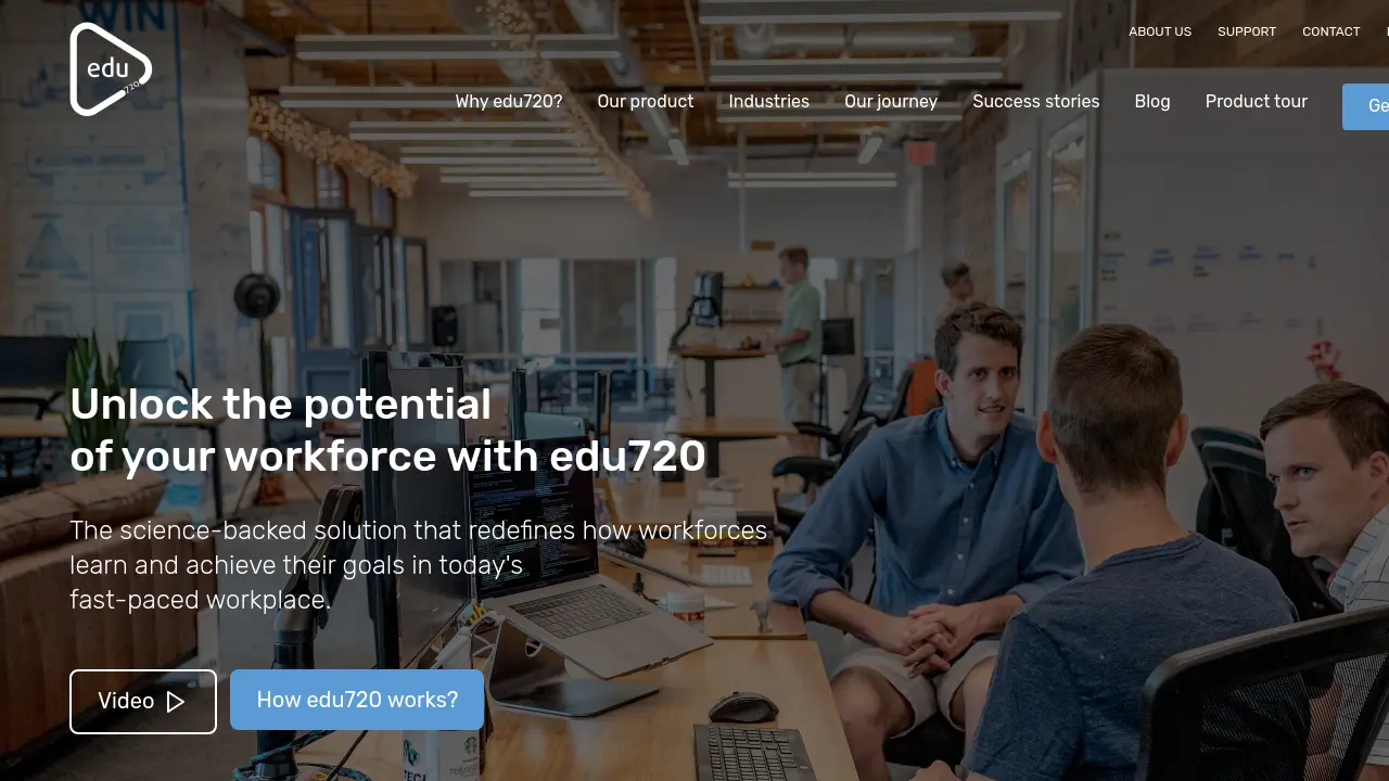 Screenshot of edu720