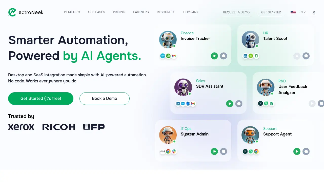Screenshot of ElectroNeek