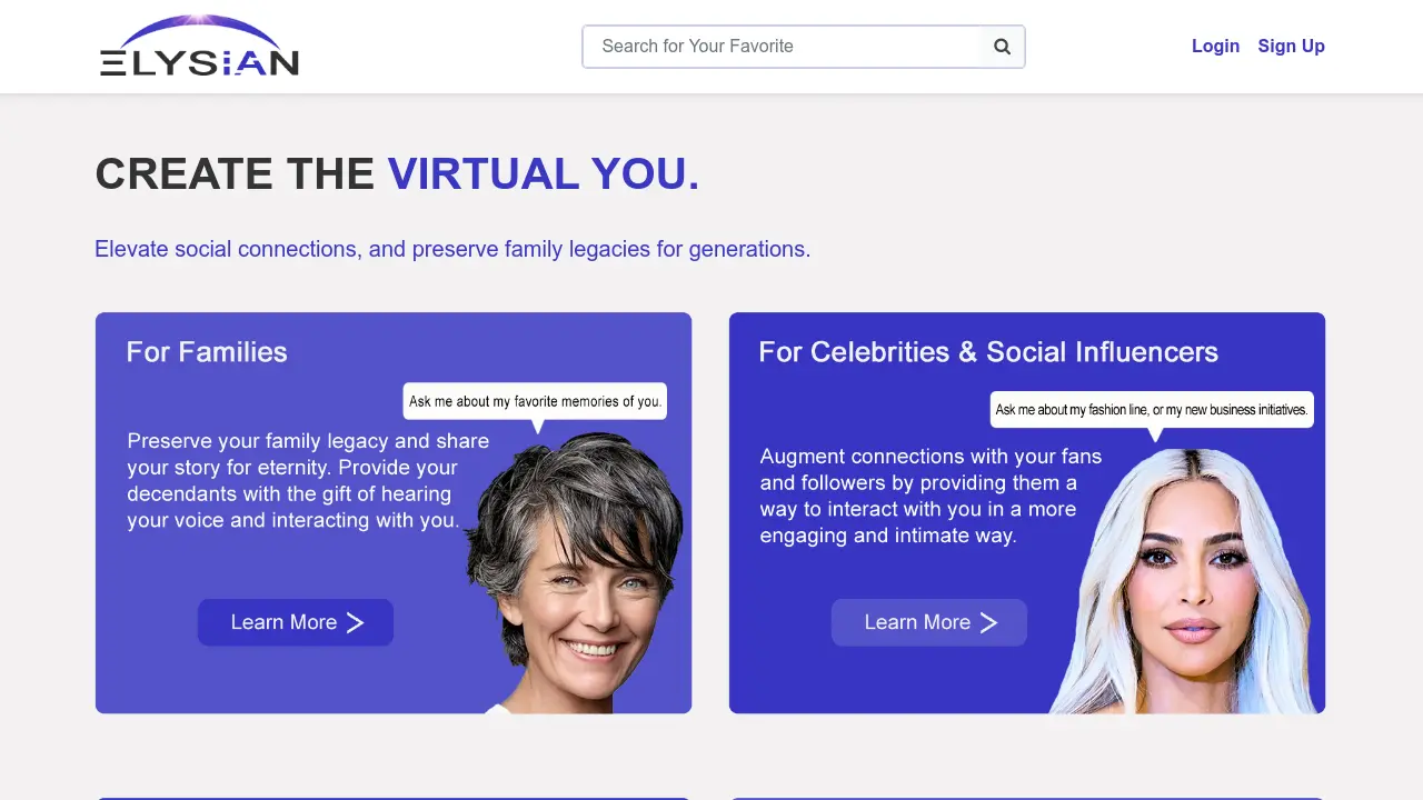 Screenshot of Elysian