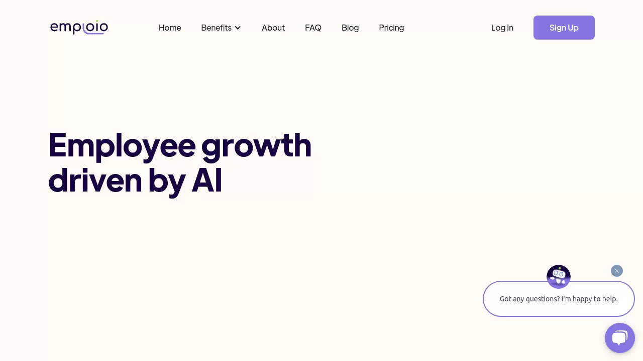 Screenshot of Emploio