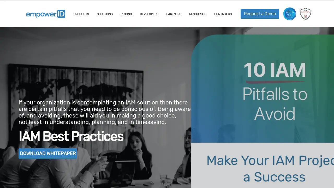 Screenshot of EmpowerID