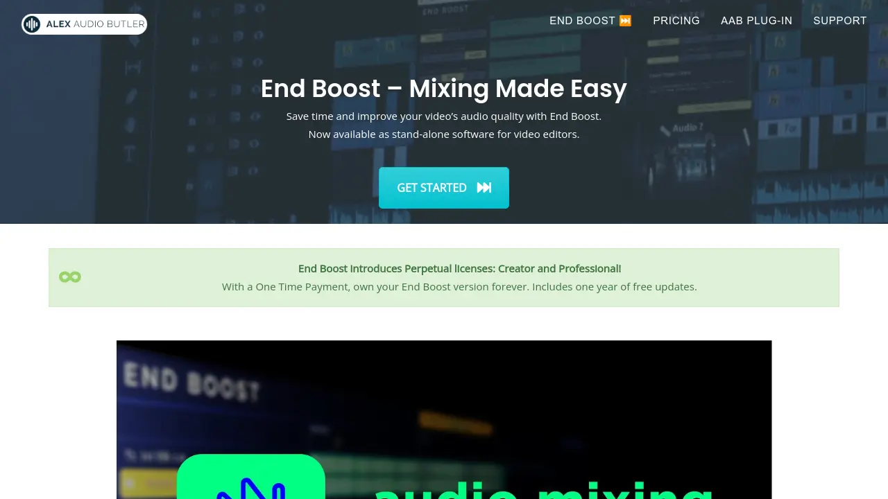 Screenshot of End Boost