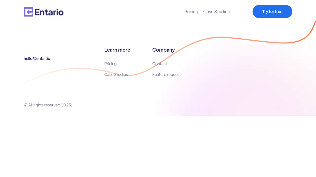 Screenshot of Entario