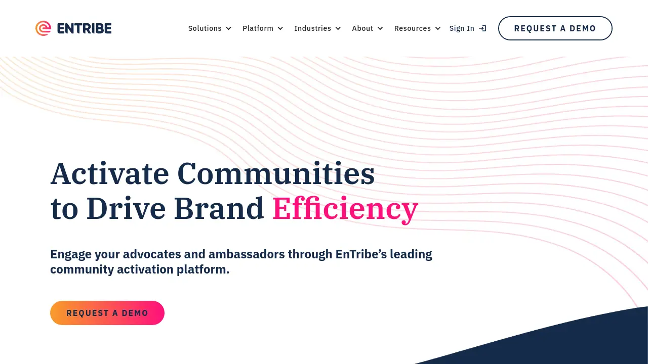 Screenshot of EnTribe