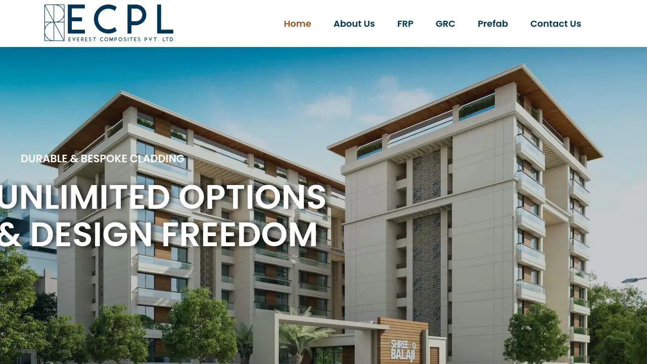 Screenshot of Everest Composites Pvt. Ltd. (ECPL)