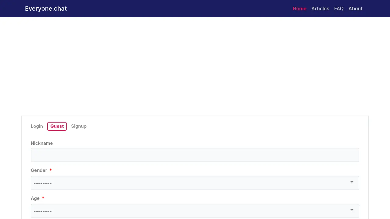 Screenshot of Everyone.chat