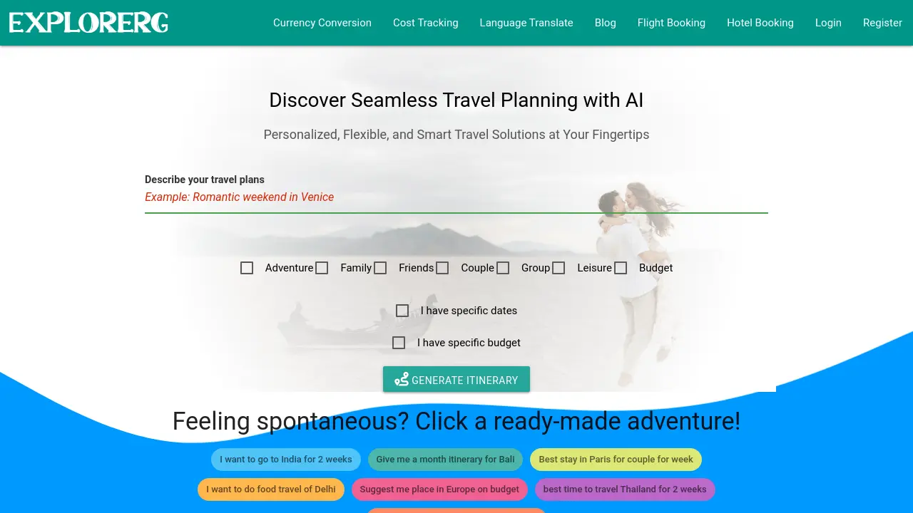 Screenshot of Explorerg