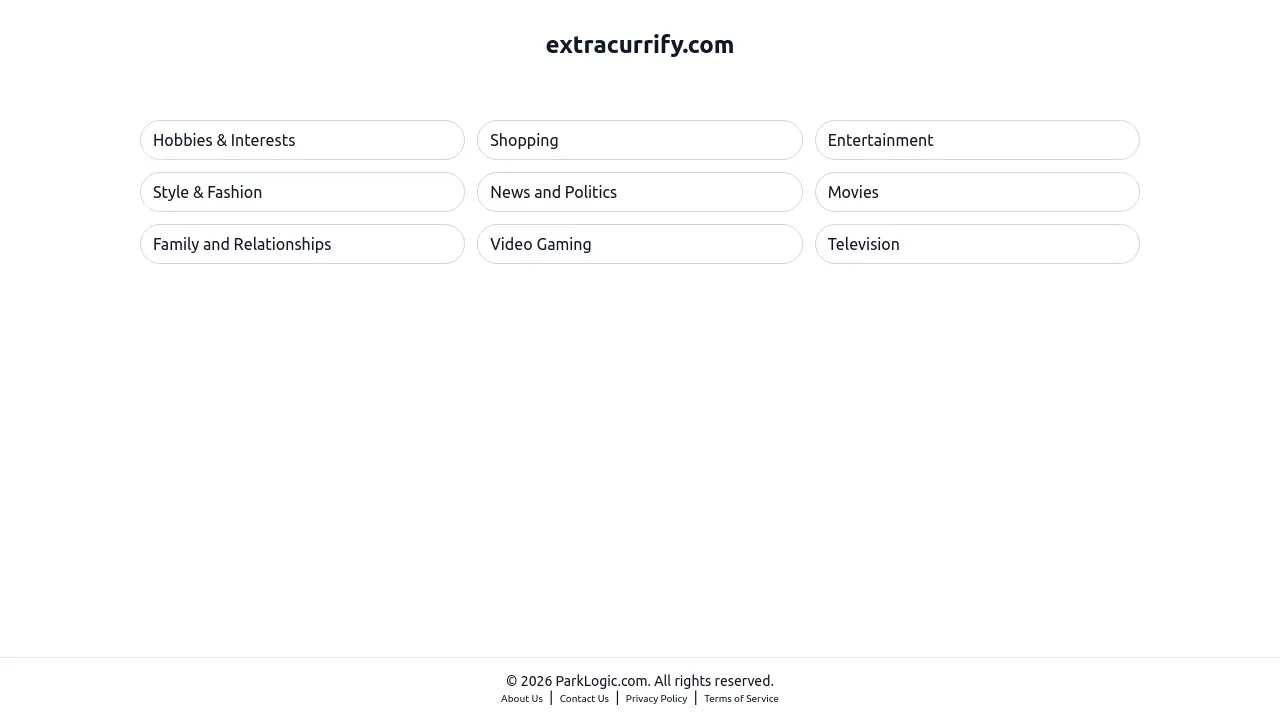 Screenshot of Extracurrify