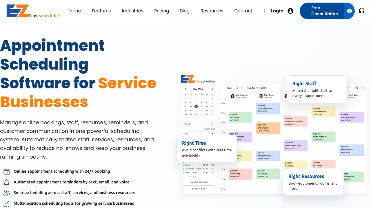 EZnet Scheduler