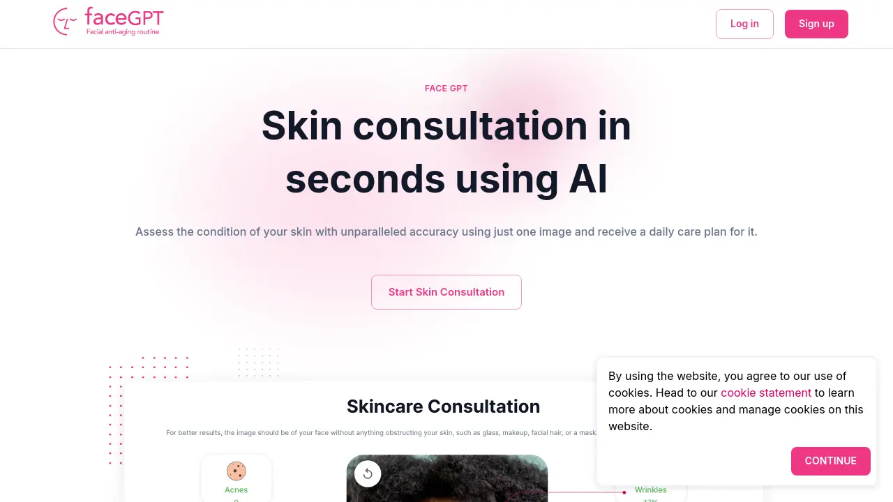 Screenshot of FACE GPTSkin