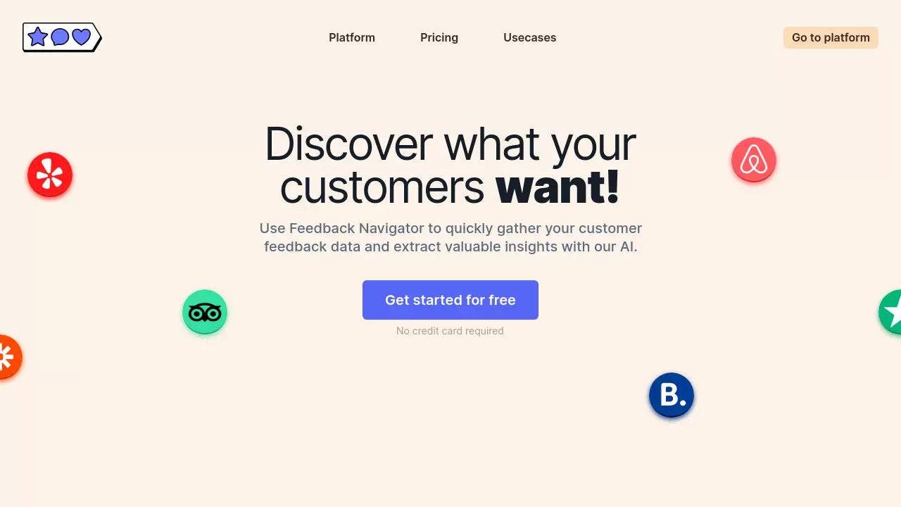 Screenshot of Feedback Navigator