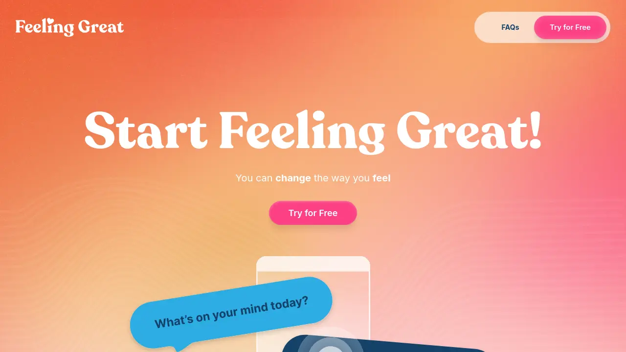 Screenshot of Feeling Great