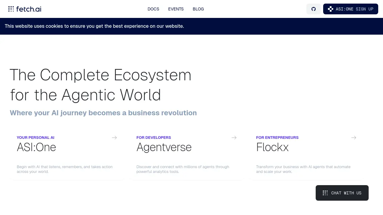 Screenshot of Fetch.ai