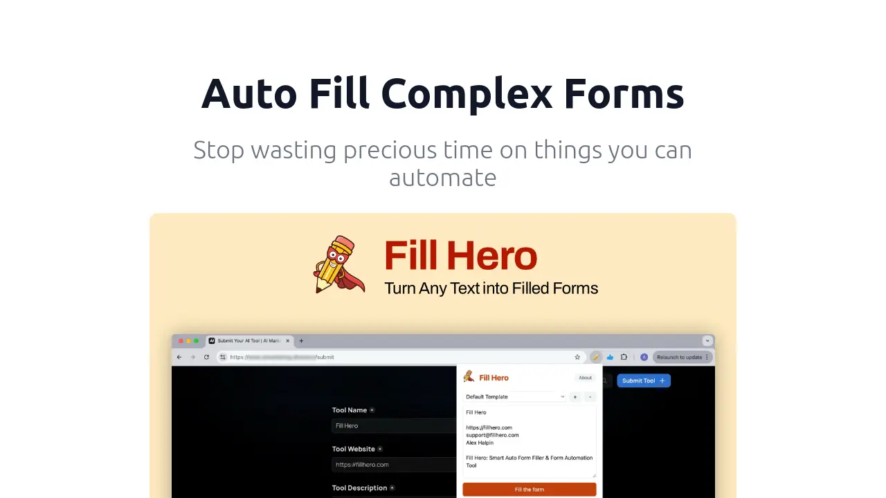 Screenshot of FillHero